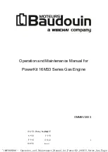 Preview for 2 page of WEICHAI BAUDOUIN PowerKit 16M33 Series Operation And Maintenance Manual