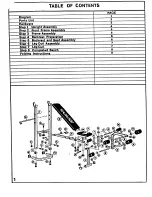 Preview for 2 page of Weider 230 Bench Manual