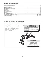 Preview for 2 page of Weider 30279.0 Manual