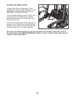 Preview for 26 page of Weider 831.159833 User Manual