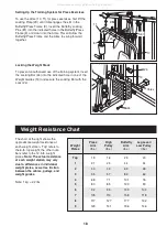 Preview for 18 page of Weider powerguide x2 User Manual