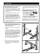 Preview for 6 page of Weider Pro 145 User Manual