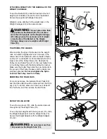 Preview for 16 page of Weider PRO 375 User Manual