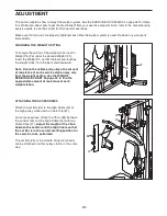 Preview for 21 page of WeiderPro 6900 831.14922.1 User Manual