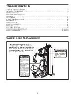 Preview for 2 page of WeiderPro 6900 831.14922.2 User Manual