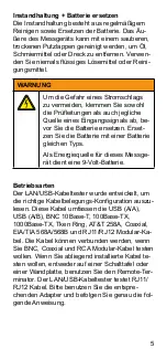 Preview for 5 page of Weidmüller 9205400000 Operating Instructions Manual