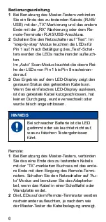 Preview for 6 page of Weidmüller 9205400000 Operating Instructions Manual