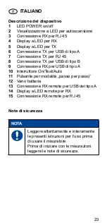 Preview for 23 page of Weidmüller 9205400000 Operating Instructions Manual