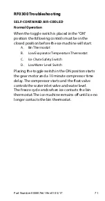 Preview for 71 page of Welbilt Manitowoc R Technician'S Handbook