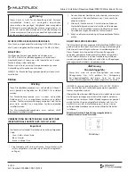 Preview for 8 page of Welbilt Multiplex WBK10X Instruction Sheet