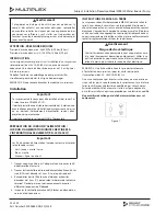 Preview for 12 page of Welbilt Multiplex WBK10X Instruction Sheet