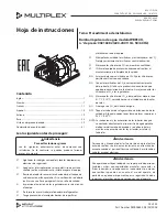 Preview for 15 page of Welbilt Multiplex WBK10X Instruction Sheet