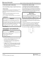 Preview for 20 page of Welbilt Multiplex WBK10X Instruction Sheet