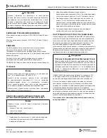 Preview for 24 page of Welbilt Multiplex WBK10X Instruction Sheet