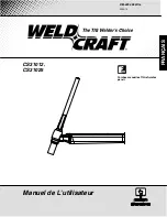 Preview for 21 page of WeldCraft CS31012 Owner'S Manual