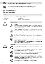 Preview for 16 page of WELDY sealer GW800 Operating Manual