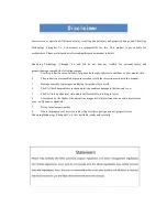 Preview for 2 page of Welkin P2 User Manual