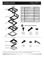 Preview for 3 page of Well Traveled Living Balkene Home Bondi 62963 Quick Start Manual