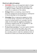 Preview for 7 page of Wellcare FE-5837BK User Manual