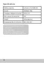 Preview for 14 page of Wellcare FE-5837BK User Manual