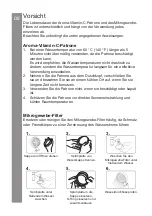 Preview for 18 page of Wellis Aura Aroma therapy Vitamin C WZ00095 Instruction Manual