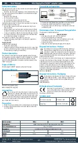 Preview for 2 page of Wentronic clicktronic 70742 User Manual