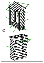 Preview for 3 page of Werth-Holz Nevada 10396 Assembly Instructions