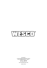 Preview for 16 page of Wesco WS3161K Manual