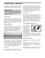 Preview for 9 page of Weslo 831.291030 User Manual