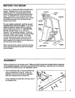 Preview for 3 page of Weslo Ascent 2010 Manual