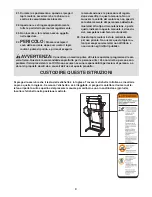 Preview for 4 page of Weslo Cadence 1000 Fm (Italian) Manuale D'Istruzioni