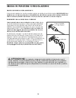 Preview for 10 page of Weslo Cadence 1000 Fm (Italian) Manuale D'Istruzioni