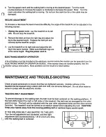 Preview for 7 page of Weslo Cadence 1000 Manual