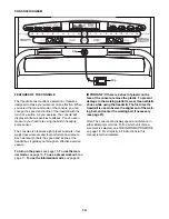 Preview for 14 page of Weslo CADENCE 26.0 User Manual