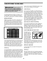 Preview for 14 page of Weslo Cadence 30.8ct User Manual