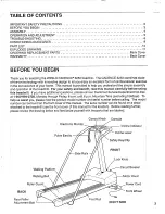 Preview for 3 page of Weslo Cadence 3250 Manual