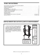 Preview for 2 page of Weslo Cadence 45 Treadmill (French) Manuel De L'Utilisateur