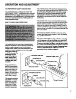 Preview for 7 page of Weslo Cadence 805 Manual