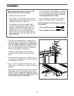 Preview for 5 page of Weslo Cadence 915 Manual