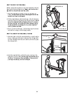 Preview for 11 page of Weslo Cadence 985 User Manual