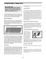 Preview for 14 page of Weslo Cadence 985 User Manual