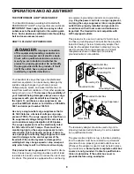 Preview for 8 page of Weslo Cadence C42 User Manual