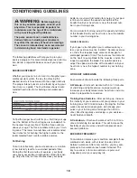 Preview for 18 page of Weslo CADENCE C44 User Manual