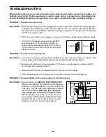 Preview for 22 page of Weslo Cadence C62 User Manual