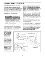 Preview for 7 page of Weslo CADENCE DL3 User Manual