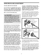 Preview for 8 page of Weslo Cadence Ds11 User Manual