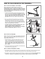 Preview for 16 page of Weslo Cadence E-30 Treadmill User Manual