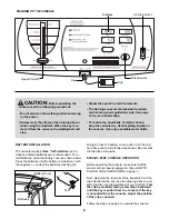 Preview for 8 page of Weslo Cadence Ex 18 User Manual