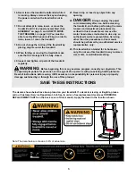 Preview for 3 page of Weslo Cadence Ex12 User Manual