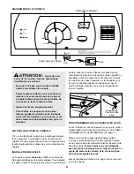 Preview for 8 page of Weslo Cadence ex14 (French) Livret D'Instructions Manual